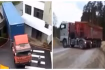 Kiểu lái xe "thần thánh" ít tài xế làm được