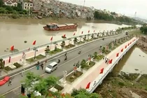 Cây cầu 80 tỷ lập kỷ lục Việt Nam về thời gian thi công