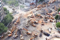 Cách Trung Quốc làm biến mất đường trên cao trong nháy mắt