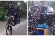 Ngỡ ngàng với độc chiêu vào ô tô xuyên qua cửa kính