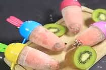 Cách làm kem dưa hấu kiwi socola đơn giản