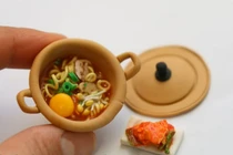 Món mì “Ramen” từ đất sét nhìn như thật gây ngỡ ngàng