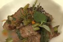 Hương nhu nướng thịt bò - món ngon bổ dưỡng sức khỏe