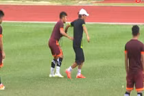 “Chộp” những khoảnh khắc hài hước của U23 Việt Nam