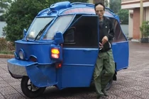 Ô tô tự chế có một không hai ở Nghệ An