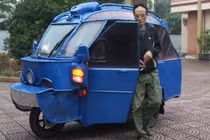 Ô tô tự chế có một không hai ở Nghệ An