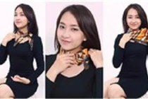 3 cách quàng khăn vuông cho cô nàng công sở
