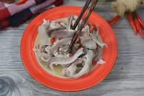 Hướng dẫn cách làm món dạ dày ngâm sả ớt