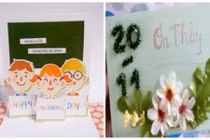 Hướng dẫn làm thiệp 20/11 đẹp lạ dành tặng thầy cô 