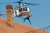 Video: Vợ lái trực thăng giúp chồng vượt ngục