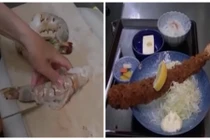 Xem người Nhật biến tôm khủng thành món ăn hảo hạng