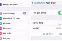 Mẹo khắc phục lỗi sai ngày tháng trên iOS 9