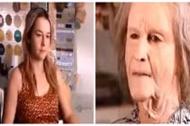 Tròn mắt xem cô gái xinh đẹp hóa bà lão trong video 2 phút