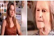 Tròn mắt xem cô gái xinh đẹp hóa bà lão trong video 2 phút