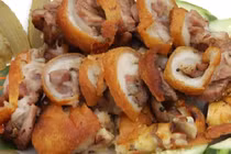 Cách làm chân giò muối chiên vàng ươm, ngon hảo hạng