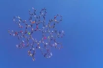 "Bông hoa người" khổng lồ trên bầu trời nước Mỹ