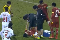 Cận cảnh tình huống Công Phượng bị gãy xương kinh hoàng ở Qatar