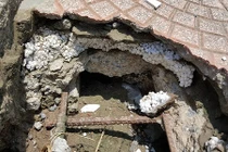 Sợ “vỡ mật” với cây cầu làm bằng... xốp và cát