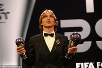 Lần thứ hai vượt mặt Ronaldo, Modric giành giải FIFA The Best 