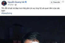Bạn gái Quang Hải: "Nhìn anh ngã bị chảy máu, em chỉ thấy xót"