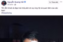 Bạn gái Quang Hải: "Nhìn anh ngã bị chảy máu, em chỉ thấy xót"