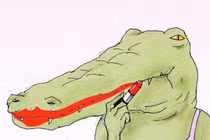Bộ tranh: Cá sấu sẽ bi hài ra sao nếu sống như loài người?