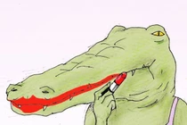 Bộ tranh: Cá sấu sẽ bi hài ra sao nếu sống như loài người?