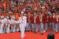 CĐV hân hoan đón đoàn thể thao Việt Nam từ Asiad 2018 trở về trong lễ vinh danh