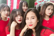 Dàn thiếu nữ bê tráp xinh như hot girl ở Lào Cai