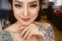 Cô dâu xăm trổ kín người nhưng quyến rũ hết phần người khác