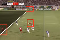 Trọng tài bắt việt vị oan Văn Toàn bị treo cờ tại V.League?