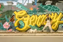 Giới trẻ Hà thành thích thú check in bức tường hoa Thiên Điểu