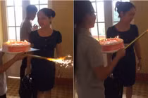 Xúc động cả lớp hát nhạc chế bản hit 'Vợ tuyệt vời nhất' tặng cô giáo 