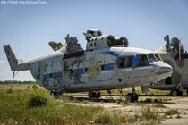 Xót xa dàn trực thăng khổng lồ Mi-26 bị vứt chỏng chơ