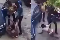 Malaysia: Chồng đánh vợ tới tấp bằng gậy vì nghi ngoại tình 