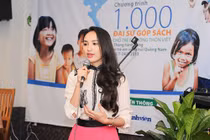 HH Ngọc Diễm góp sách cho trẻ em nghèo Quảng Nam