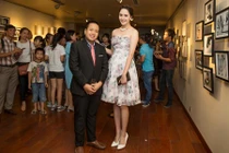 Á hậu Hoàng Anh rạng rỡ gặp thần đồng Đỗ Nhật Nam