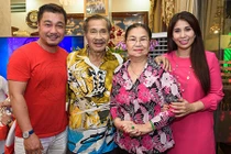 Lý Hùng, Lý Hương tổ chức tiệc mừng thọ NSND Lý Huỳnh