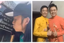 Hoài Linh đến thăm, hôn bia mộ Chí Tài ở Mỹ