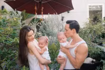 Khoảnh khắc ngọt ngào của gia đình Hồ Ngọc Hà - Kim Lý 