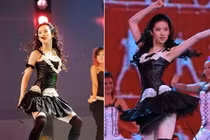 Lưu Diệc Phi thời trẻ táo bạo, mặc váy ngắn nhảy lắc lư 