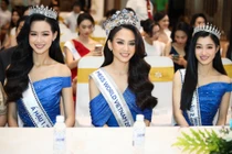 Huỳnh Nguyễn Mai Phương và 2 á hậu xuất hiện sau đăng quang