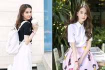 "Nữ hoàng nội y" Ngọc Trinh mặc xì tin đẹp thôi miên