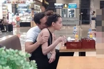 Kim Lý hôn cổ Hồ Ngọc Hà ở sân bay, như bị nghiền hơi nhau