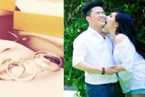 Bầu 6 tháng, Diễm Hương khoe khéo nhẫn cưới với Quang Huy