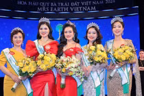 Vũ Thị Hoa đăng quang Hoa hậu Quý bà Trái đất Việt Nam