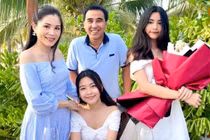 Quyền Linh về nhà với vợ con sau 4 tháng rong ruổi từ thiện