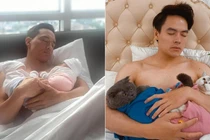 Hồ Ngọc Hà "cười xỉu" với màn cosplay Kim Lý "1 nách 2 con"