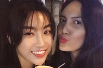 Người bạn đặc biệt này là ai mà khiến Đỗ Mỹ Linh vui đến vậy?