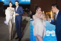Việt Anh - Quỳnh Nga sánh đôi đi sự kiện, cứ ngỡ vợ chồng son